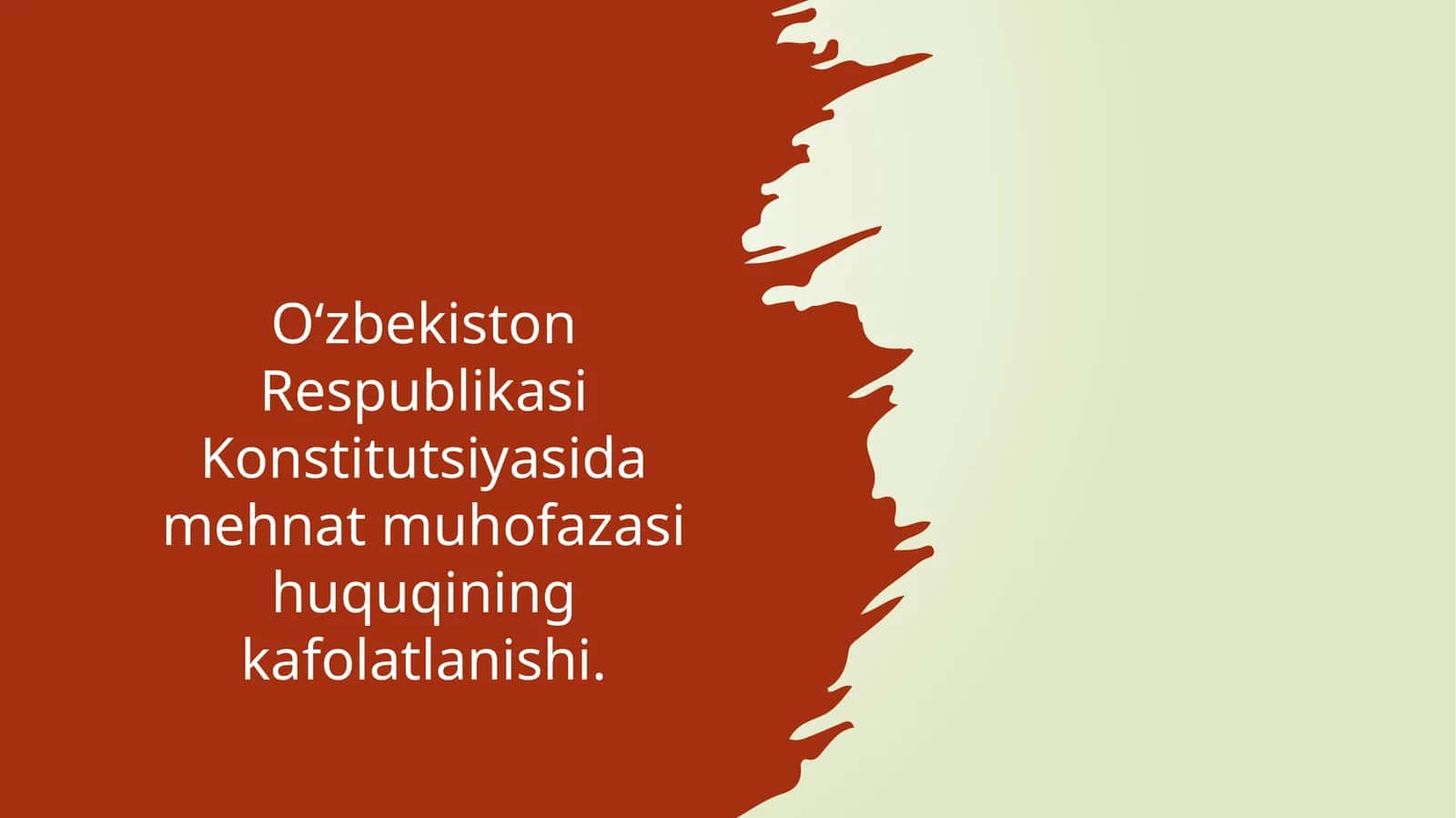 Mehnat muhofazasi 1