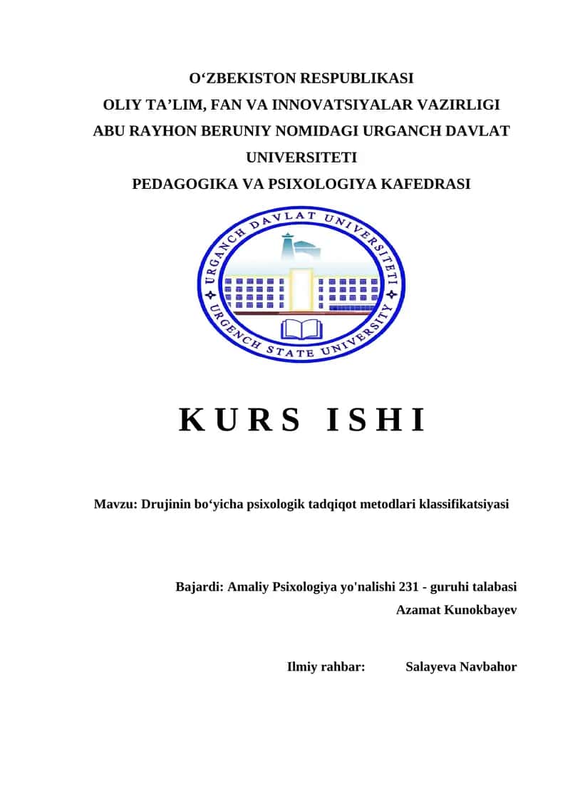 Drujinin bo'yicha metodlar klassifikatsiyasi                        Drujinin bo‘yicha psixologik tadqiqot metodlari klassifikatsiyasi 1