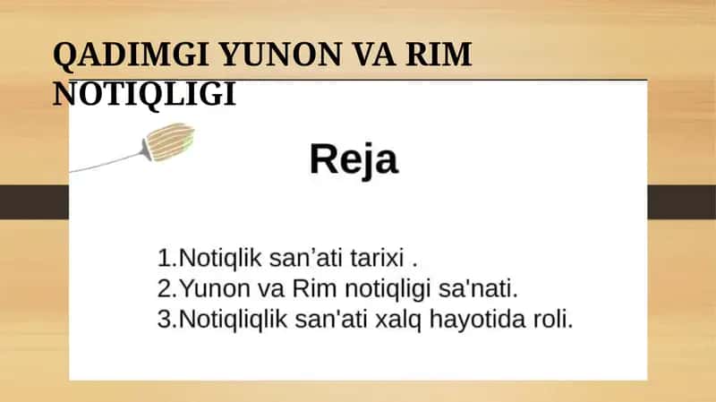 QADIMGI YUNON VA RIM NOTIQLIGI 1