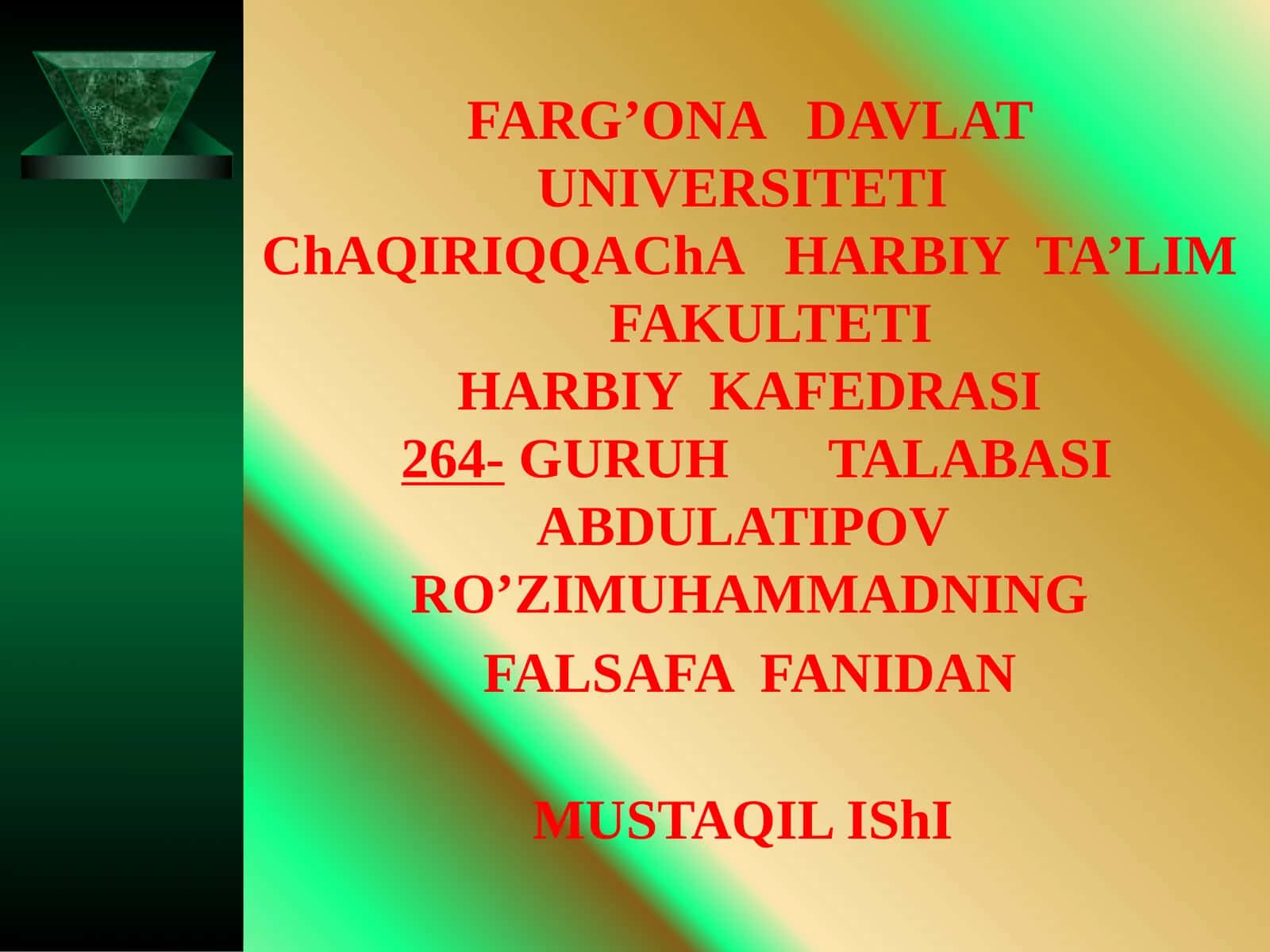 Shaxsning axloqiy fazilatlari 1