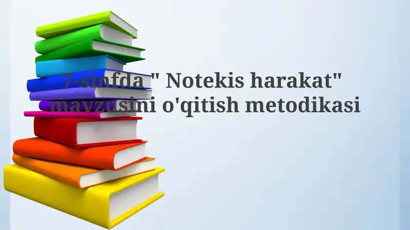 Notekisharakat o'qitish metodikasi 1