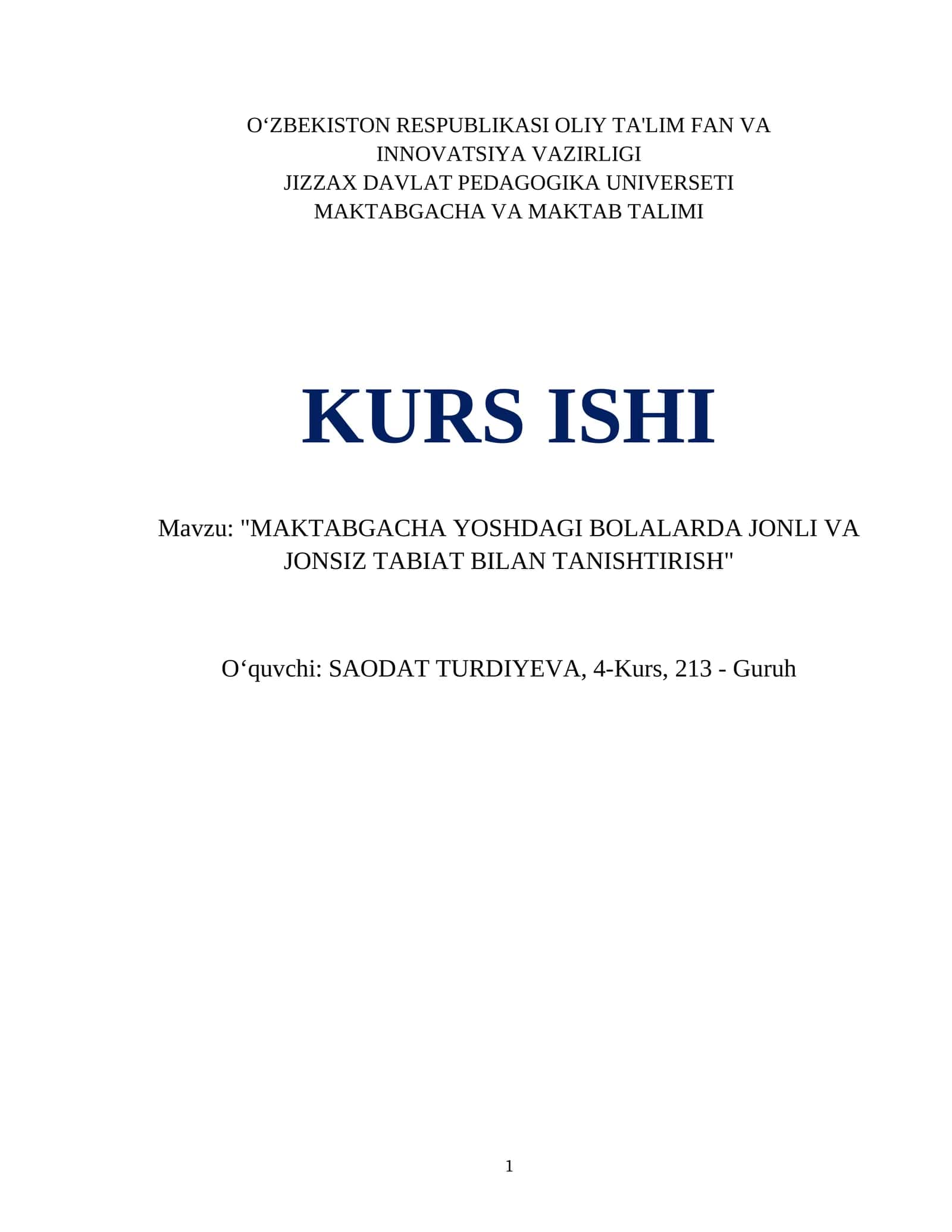 kurs ishi 1
