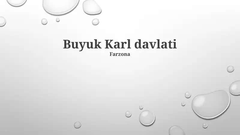Buyuk Karl davlati 1