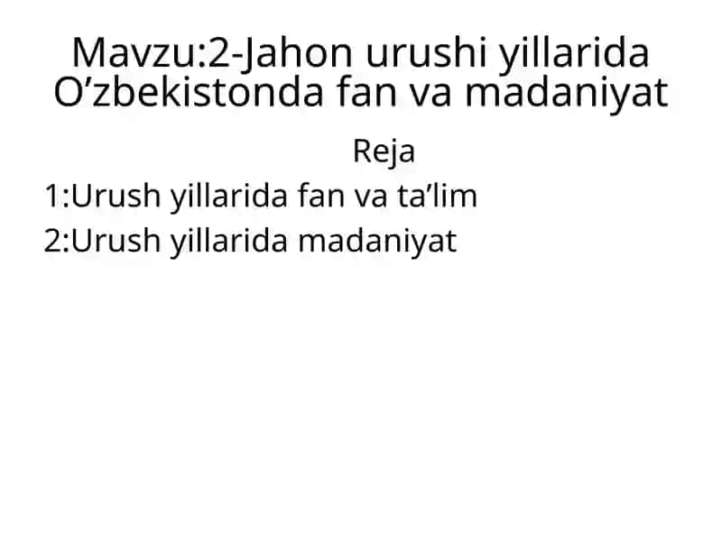 O‘zbekistonning yangi tarixi
