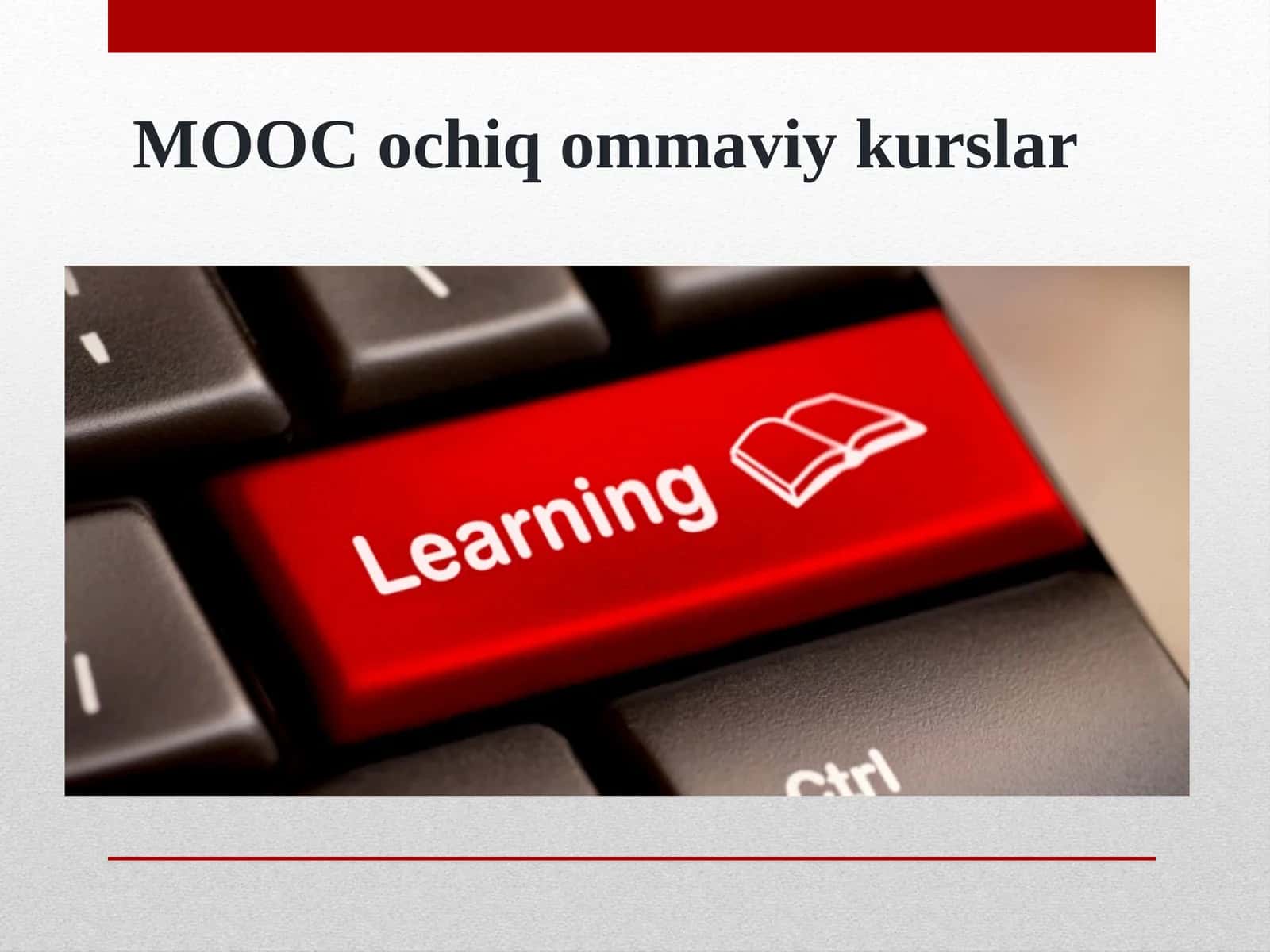 MOOC ochiq ommaviy kurslar 1