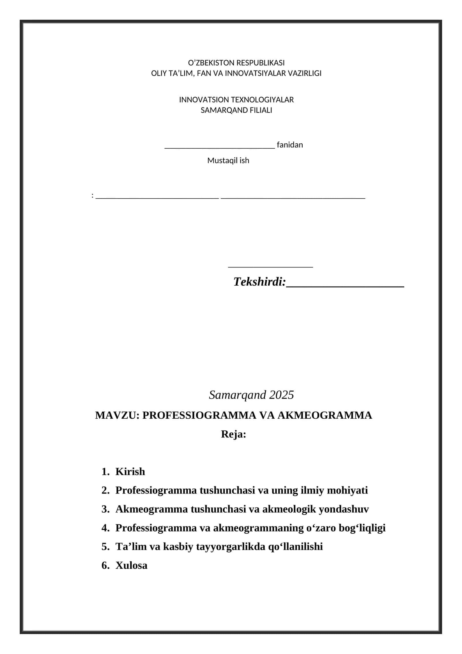 PROFESSIOGRAMMA VA AKMEOGRAMMA 1