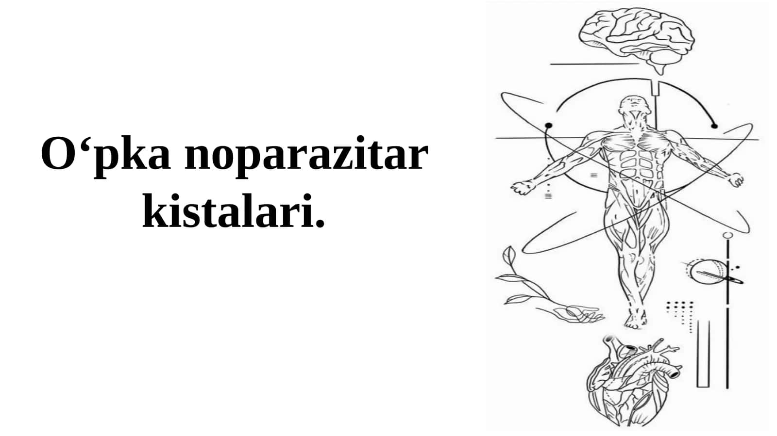 O‘pka noparazitar kistalari 1