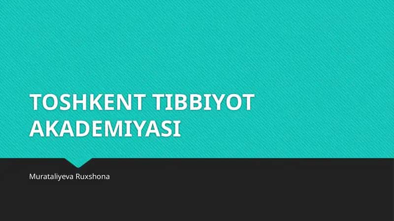 FIBRINOLIZ. ANTIKOAGULYANT TIZIM 1