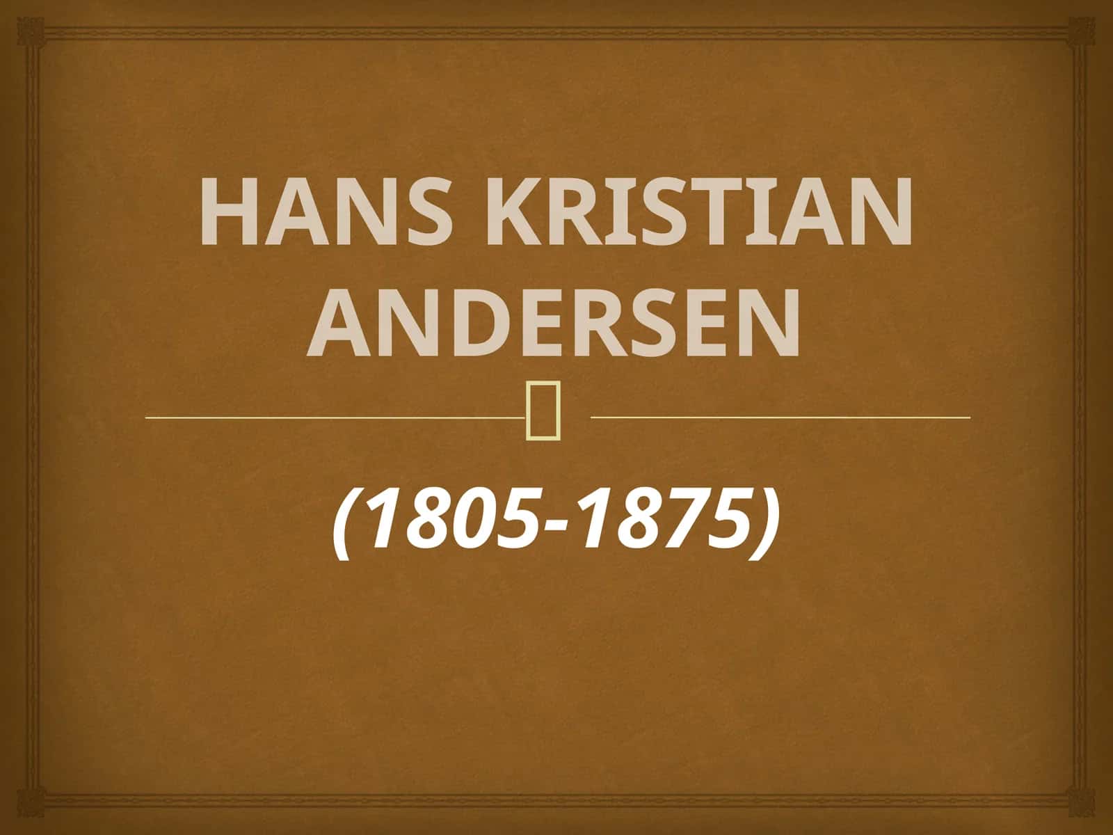 5-sinf Adabiyot Xans Kristian Andersen Bulbul ertagi dars taqdimoti 1