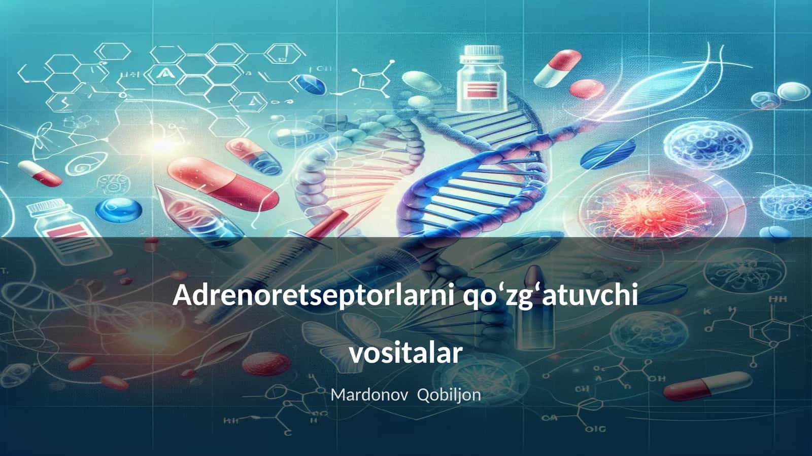 Adrenoretseptorlarni qoʻzgʻatuvchi vositalar 1