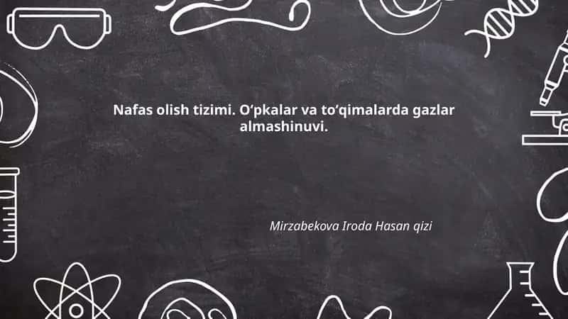 Nafas olish tizimi 1
