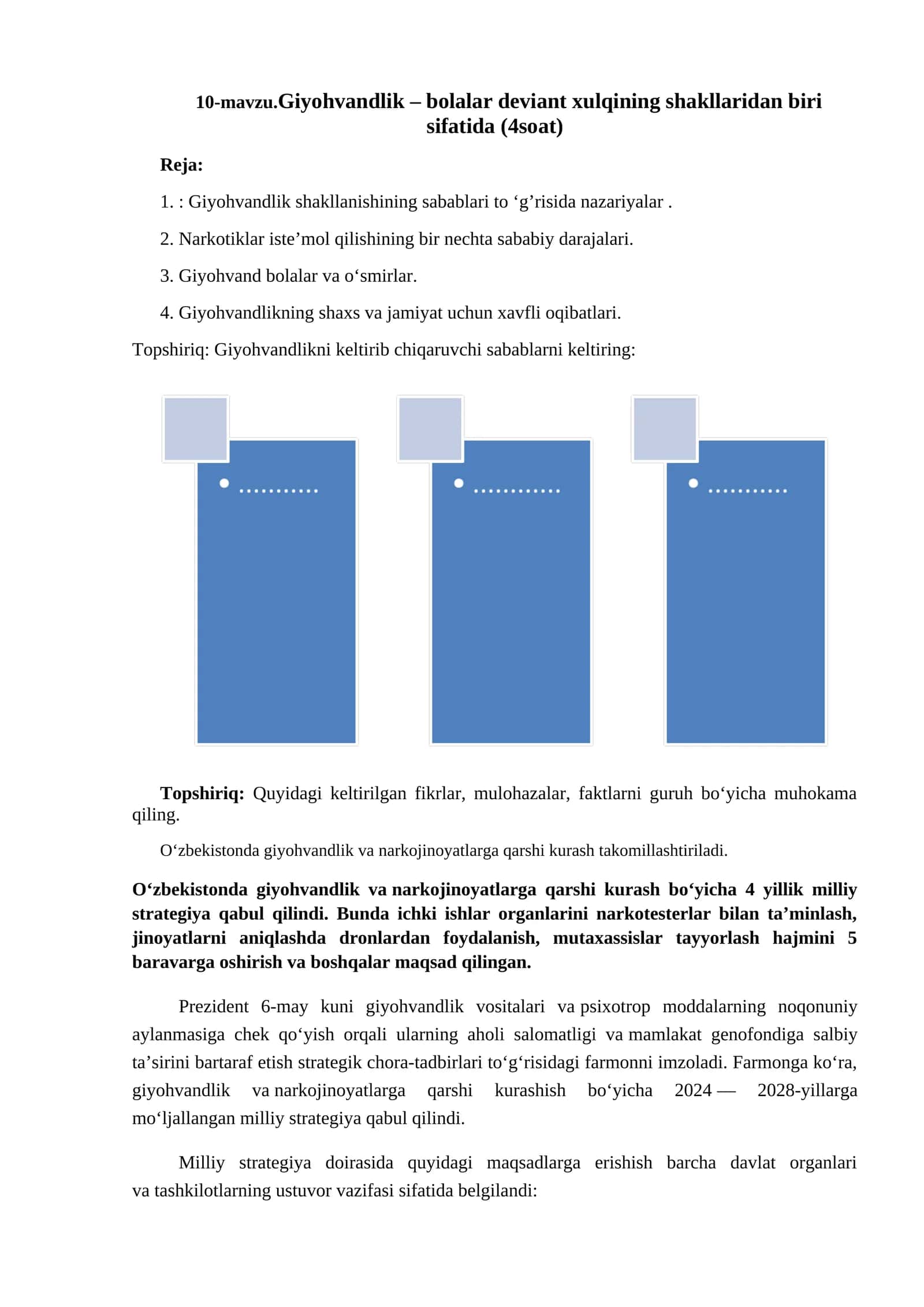 Giyohvandlik – bolalar deviant xulqining shakllaridan biri sifatida 1