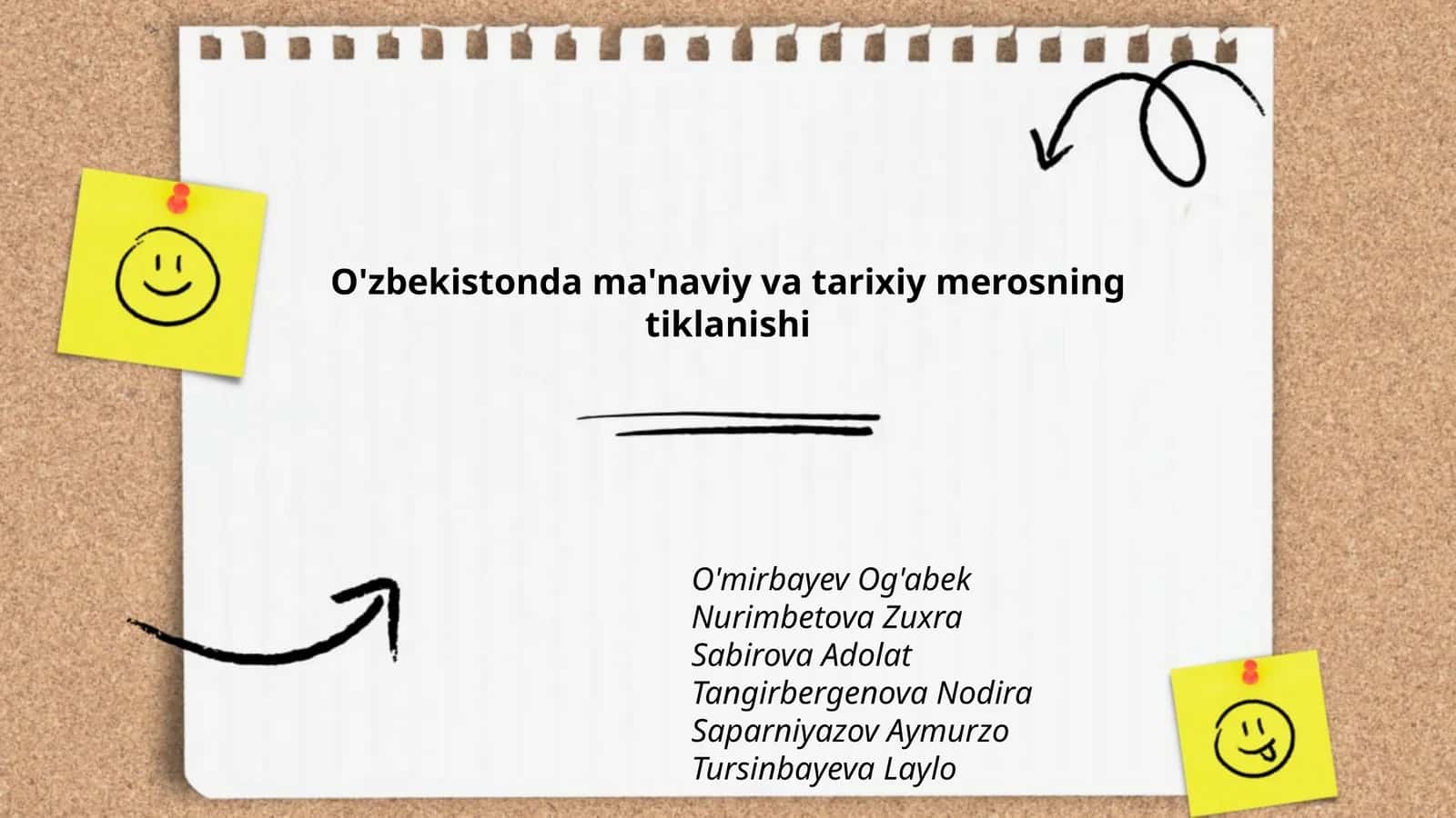 O'zbekistonda ma'naviy va tarixiy merosning tiklanishi 1