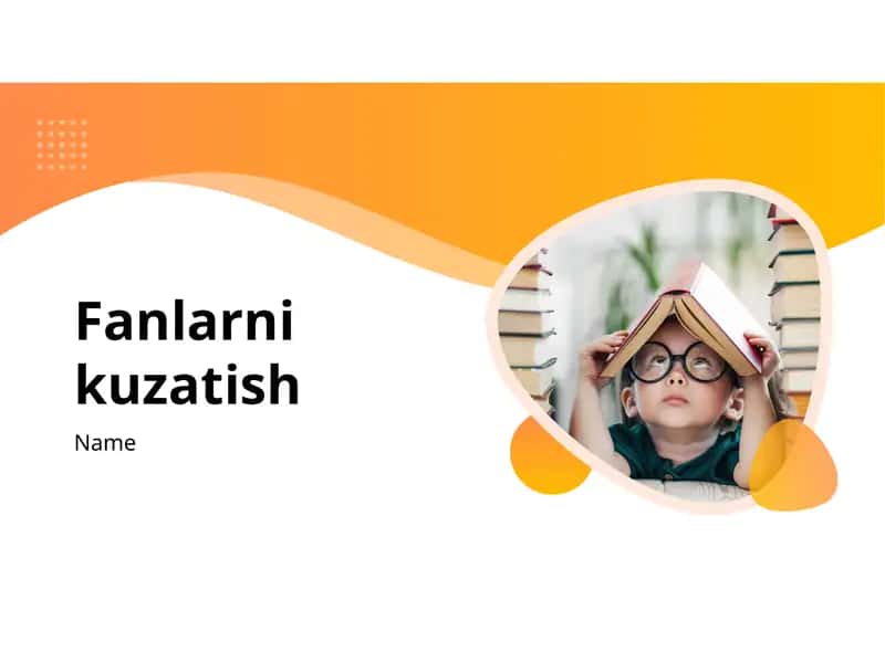 Fanlarni kuzatish 1
