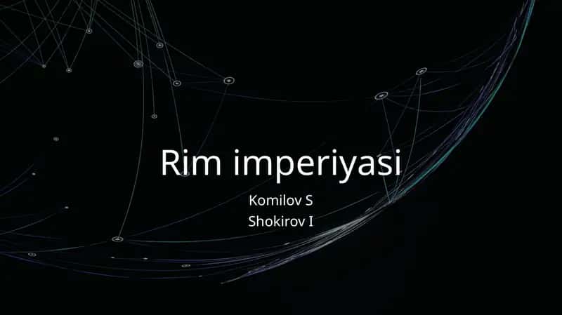 Rim imperiyasi 1