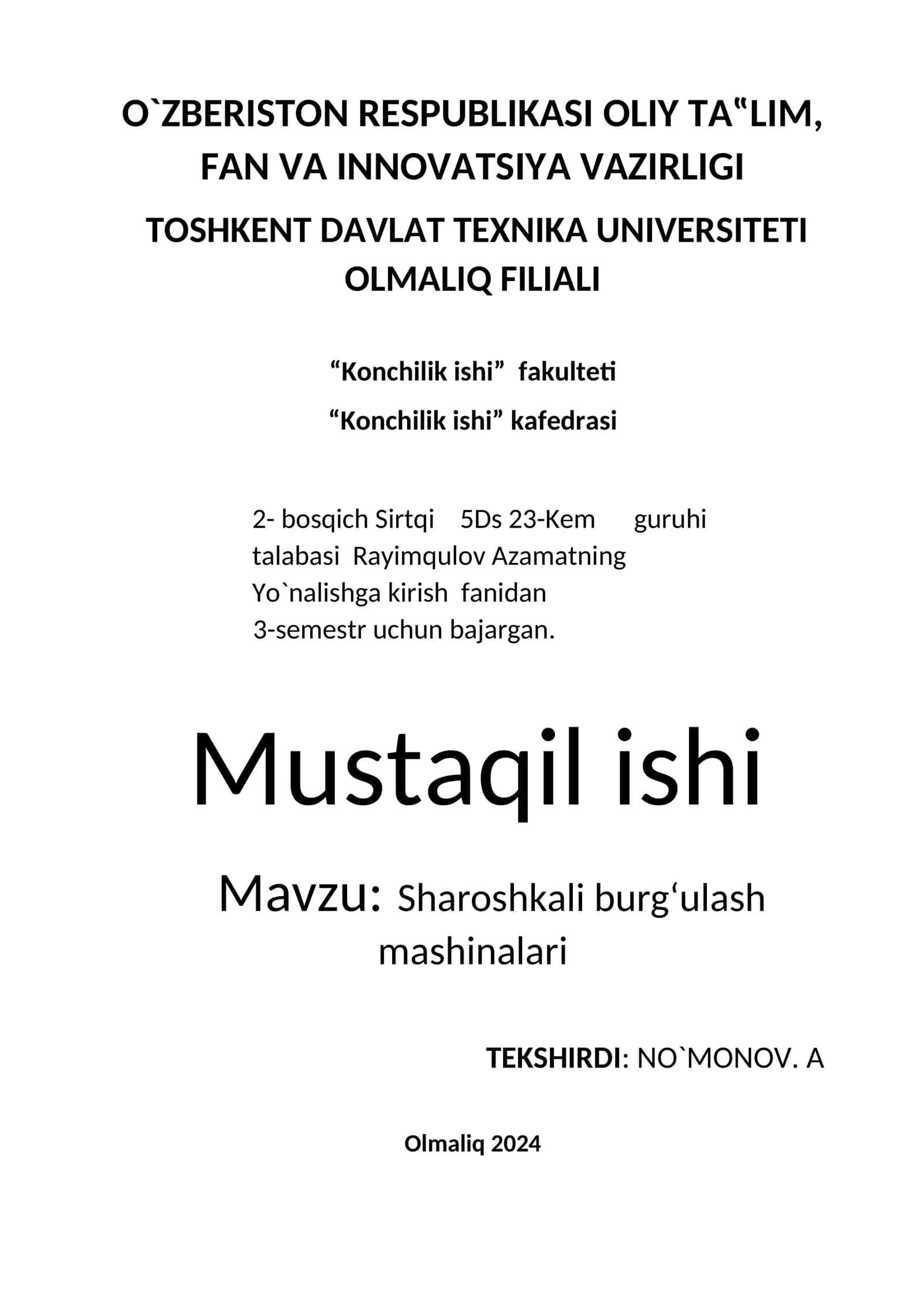 Sharoshkali burg‘ulash mashinalari 1