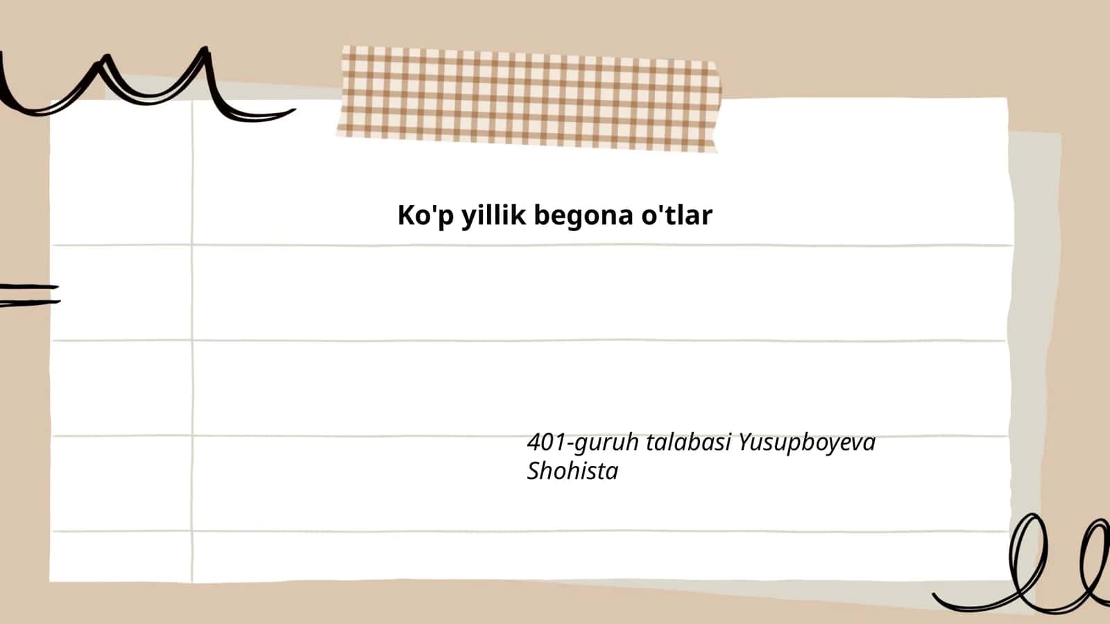 Ko'p yillik begona o'tlar 1