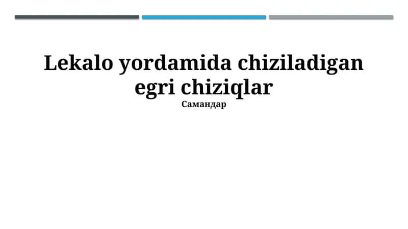 Kompas Yordamida Chizilgan Egrilgan Chiziqlar 1