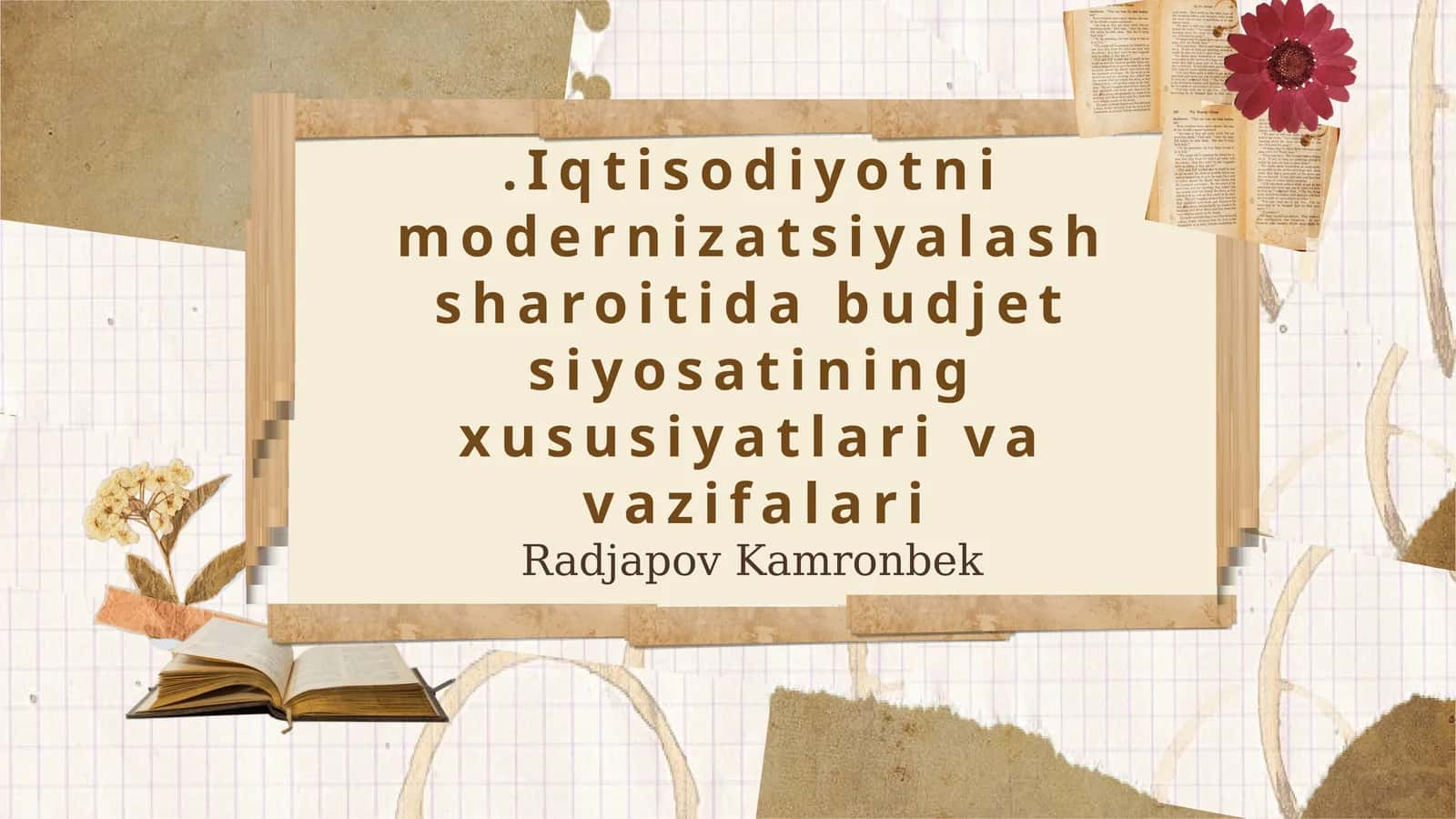 Budjet siyosati: Mohiyati va zamonaviy iqtisodiyotdagi o'rni 1