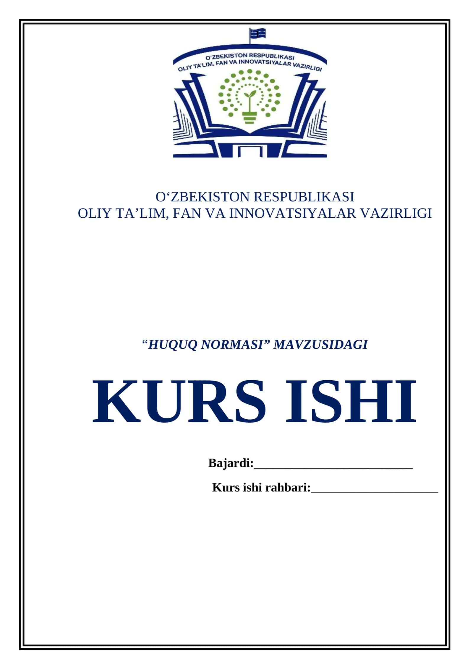 HUQUQ NORMASI 1