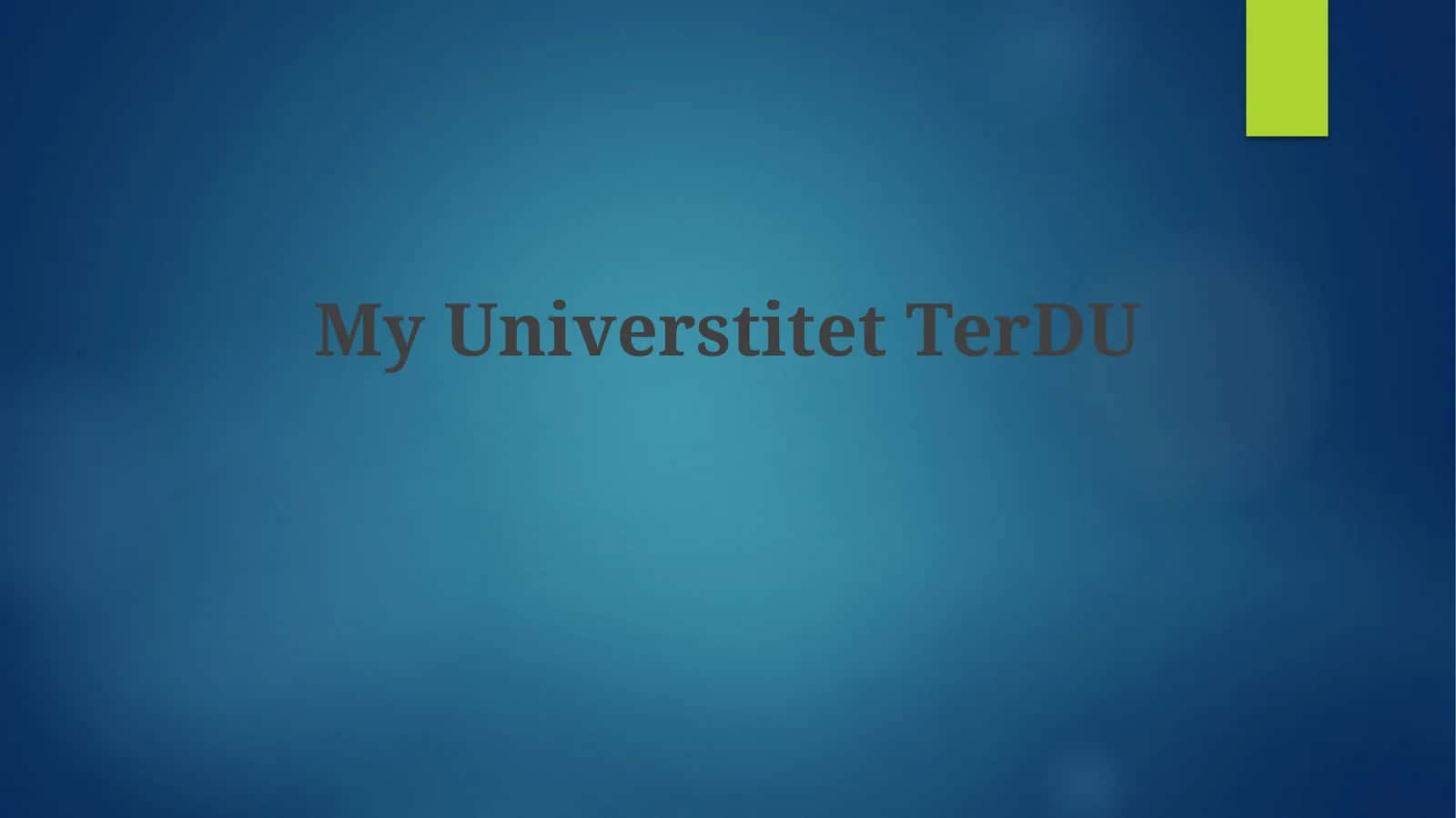 MyUniverstitetTerDU 1