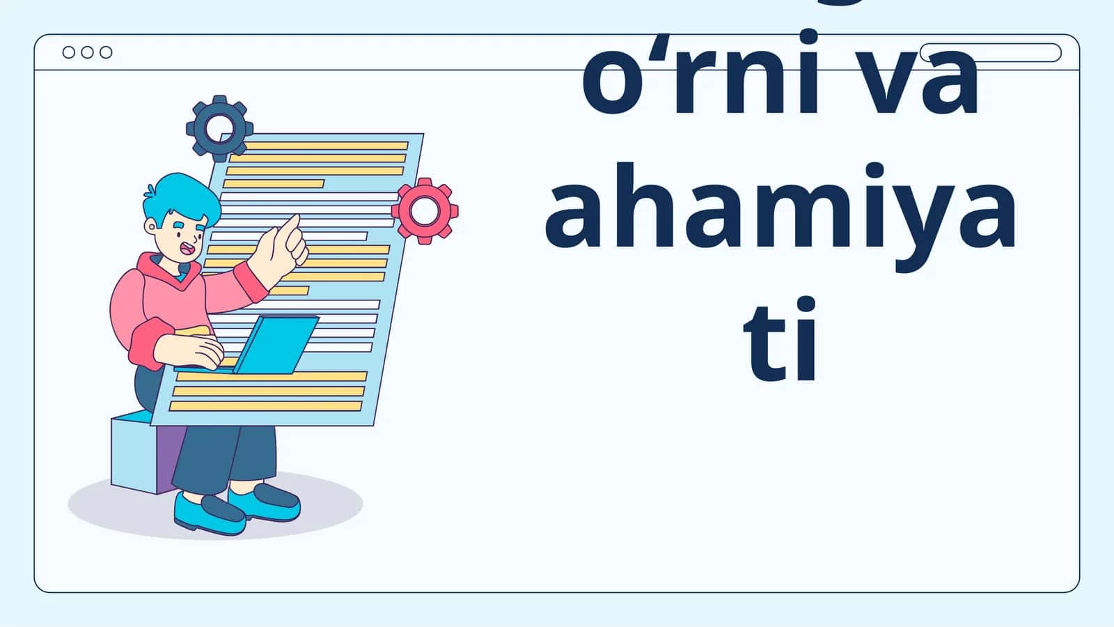 Axborotning jamiyatda tutgan o‘rni va ahamiyati 1