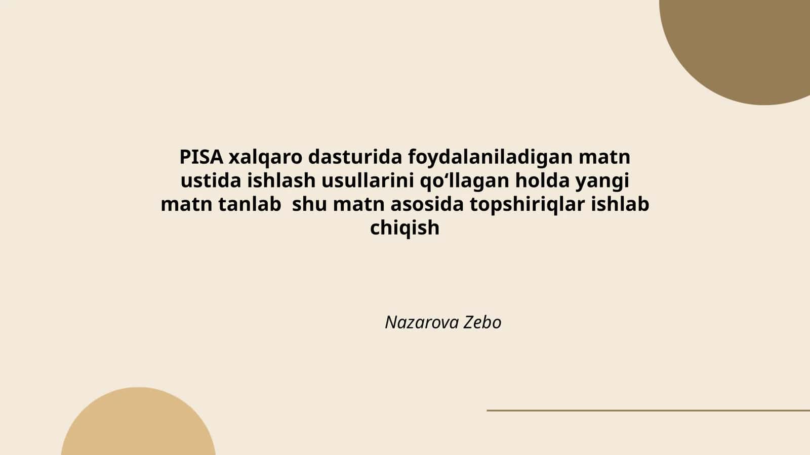 Matnni tahlil qilish usullari 1