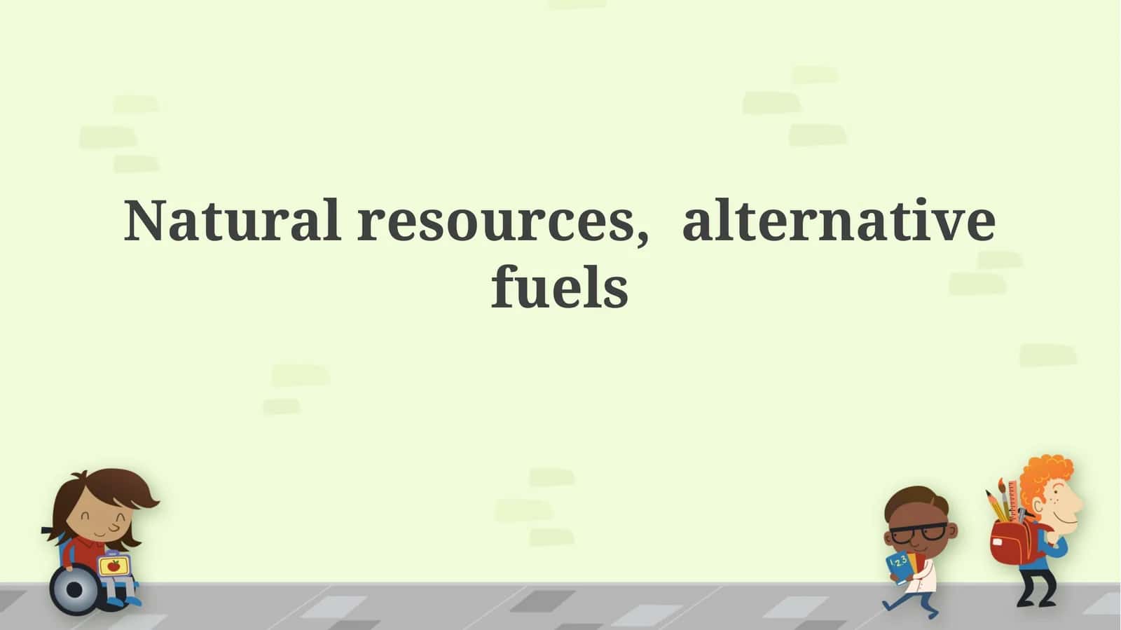 The Energy Landscape: Natural Resources and Fossil Fuels 1