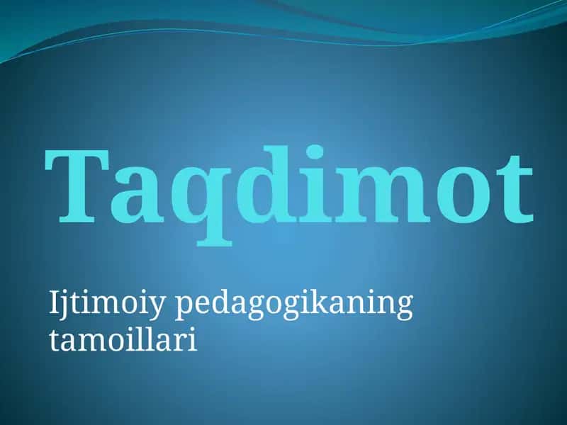 Ijtimoiypedagogikaningtamoillari 1