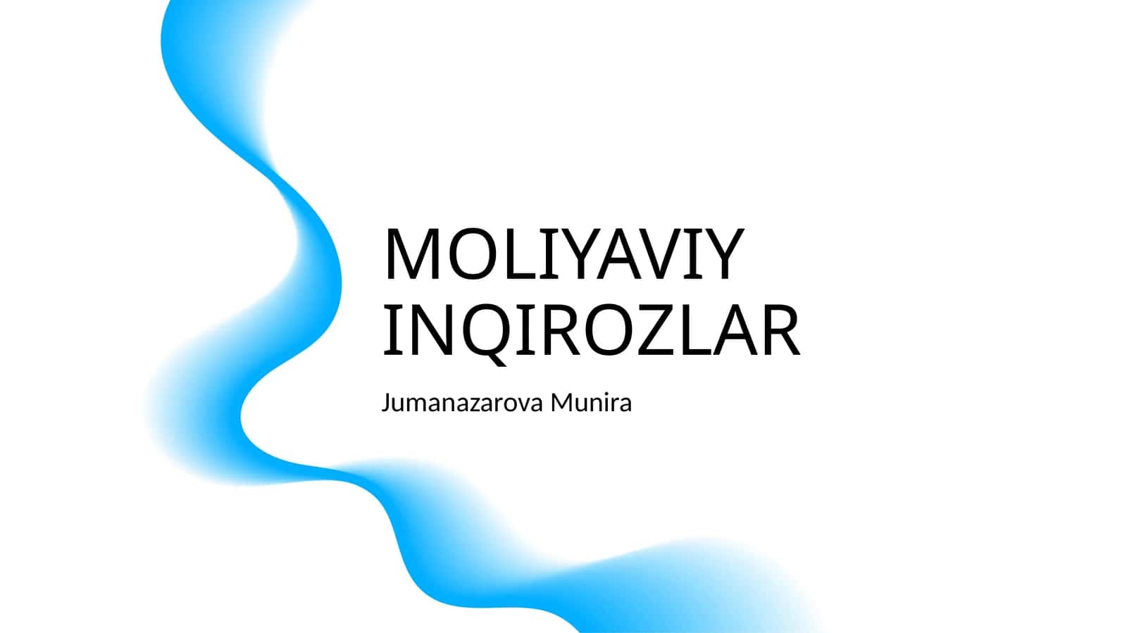 MOLIYAVIY INQIROZLAR 1