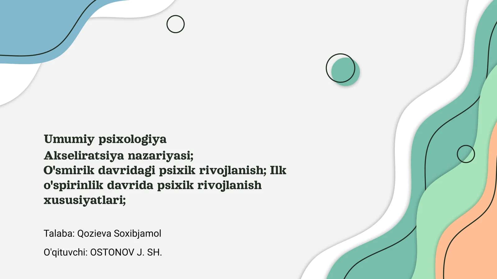 Umumiy psixologiya 1