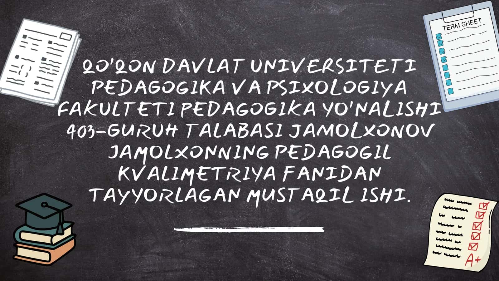 Ta'lim-tarbiya jarayonida qo'llaniladigan pedagogik
innovatsiya va o'qituvchining pedagogik kvalimet 1