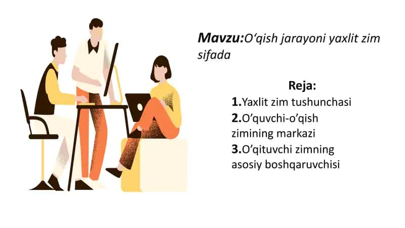 O‘qitish jarayoni sifatida 1