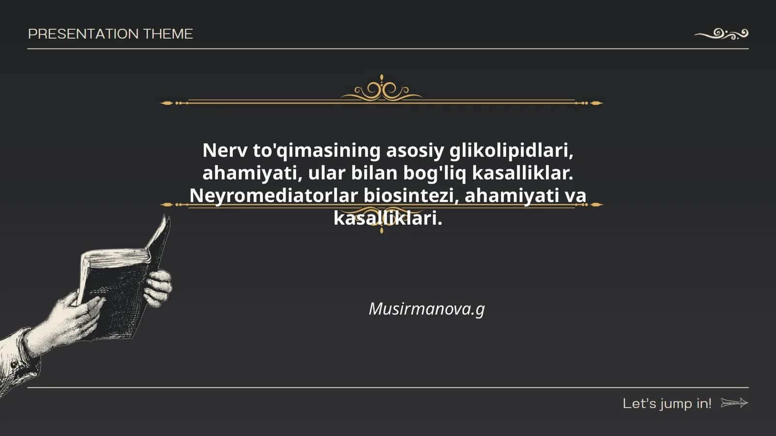 Nerv to'qimasining asosiy glikolipidlari 1