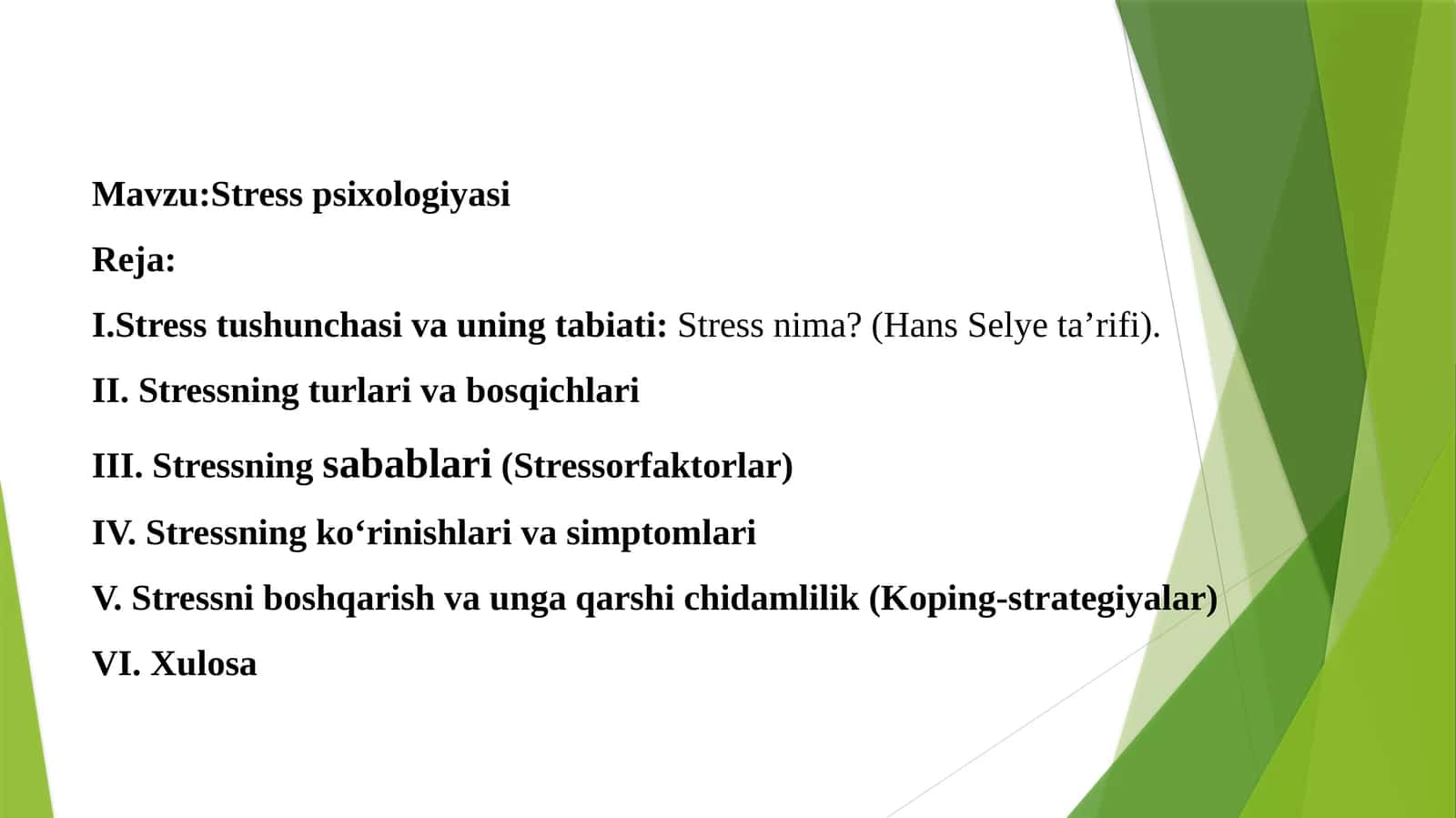 Stress psixologiyasi 1