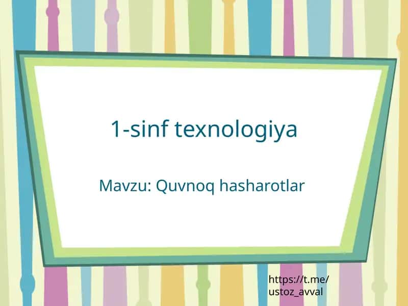 Quvnoq hasharotlar 1