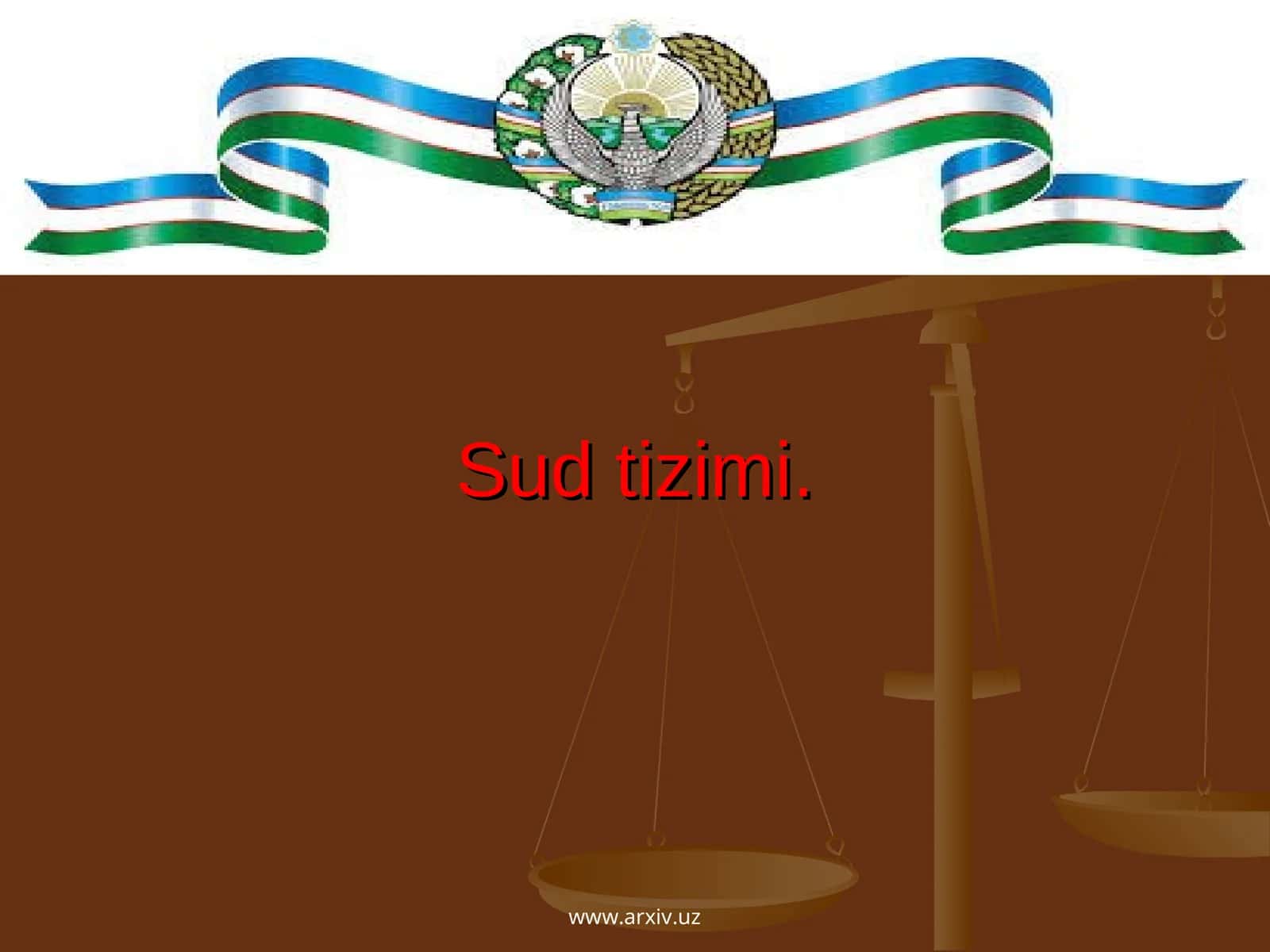 O’zbekiston Respublikasining sud tizimi 1