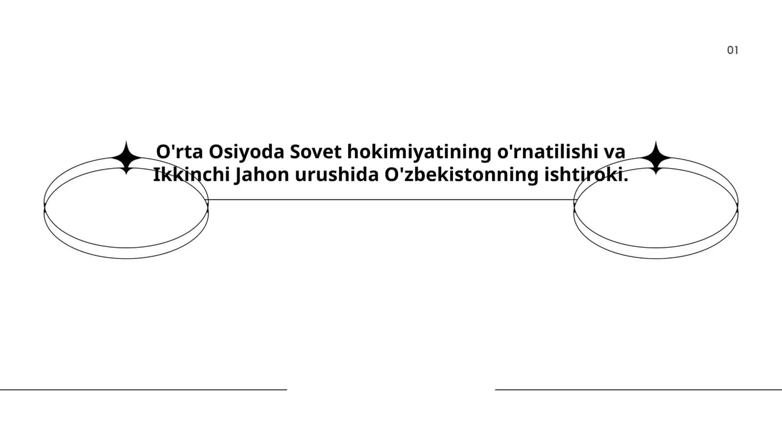 O'rta Osiyoda Sovet hokimiyatining o'rnatilishi va Ikkinchi Jahon urushida O'zbekistonning ishtiroki 1