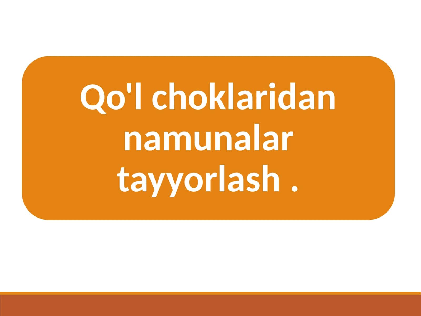 Qo'lda tekis choklar bilan tikish texnologiyasi 1