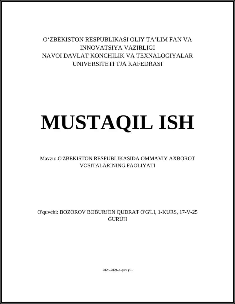 Ommaviy axborot vositalarining tarixiy rivojlanishi 1