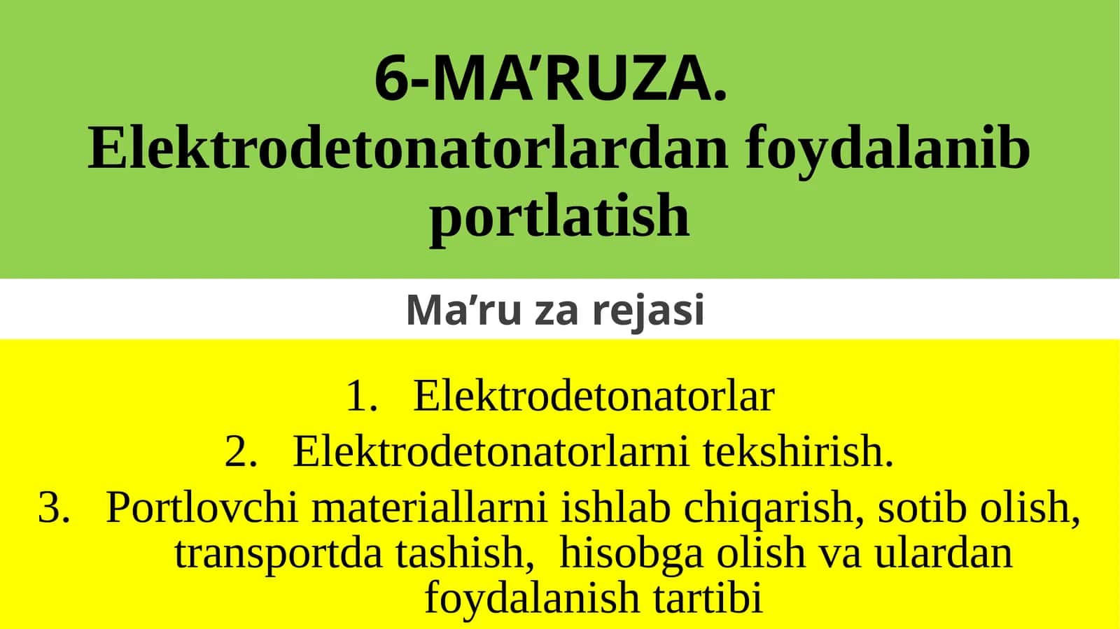 Elektrodetonatorlar 1