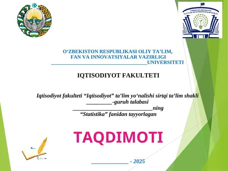 Iqtisodiy xavfsizlik ko‘rsatkichlarining statistik baholanishi 1