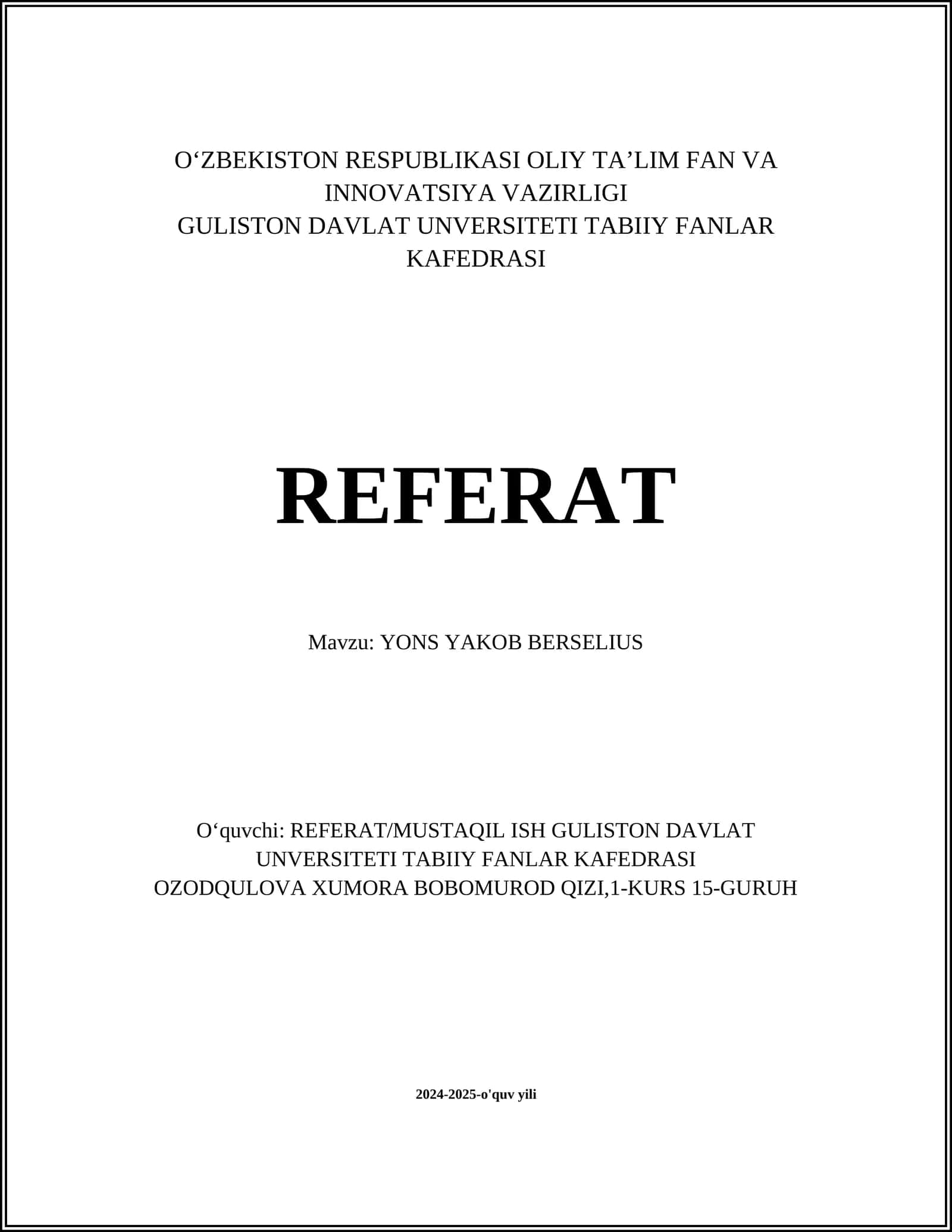 YONS YAKOB BERSELIUS 1