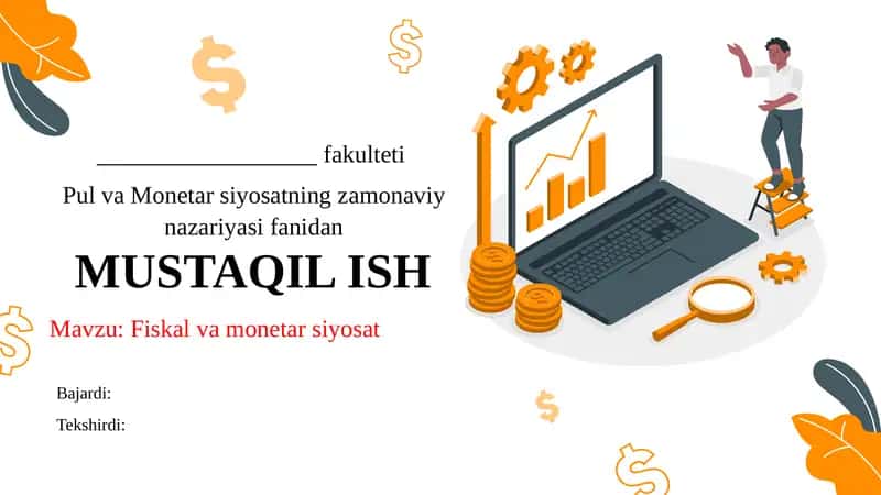 Fiskal va monetar siyosat 1
