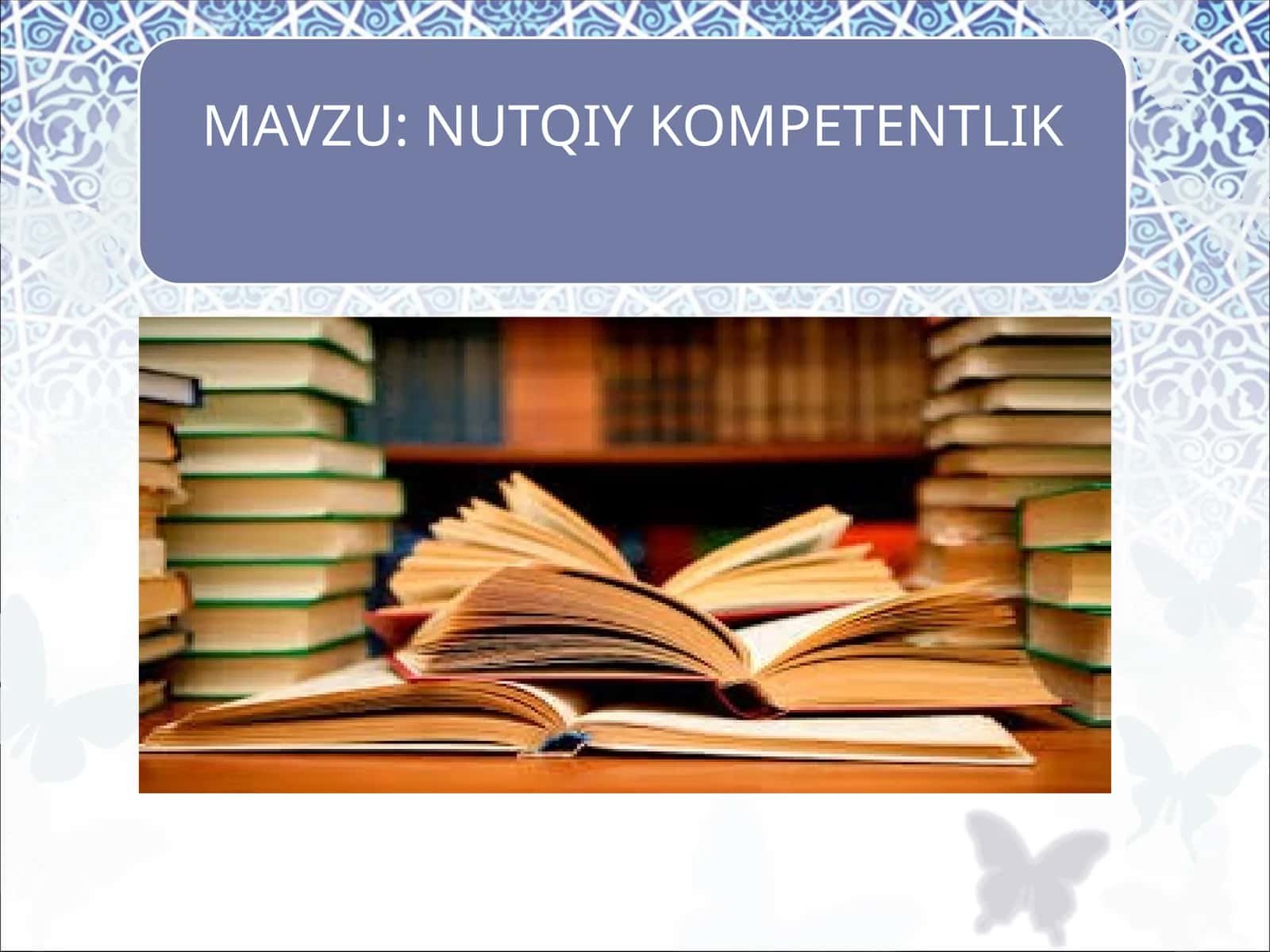 Nutq uslubi 1