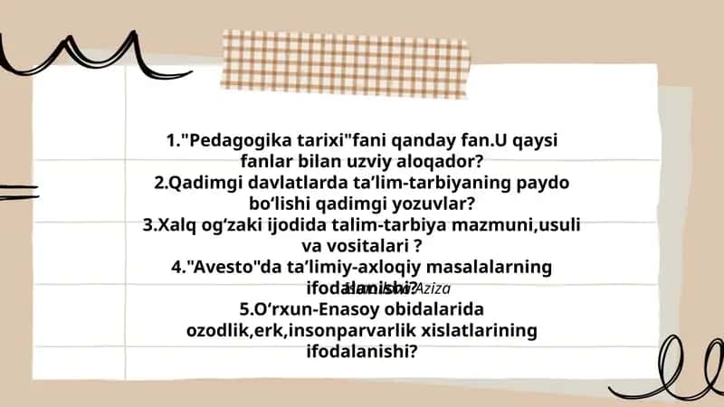 Pedagogika tarixi fanining ilmiy tadqiqotlariga kirish 1