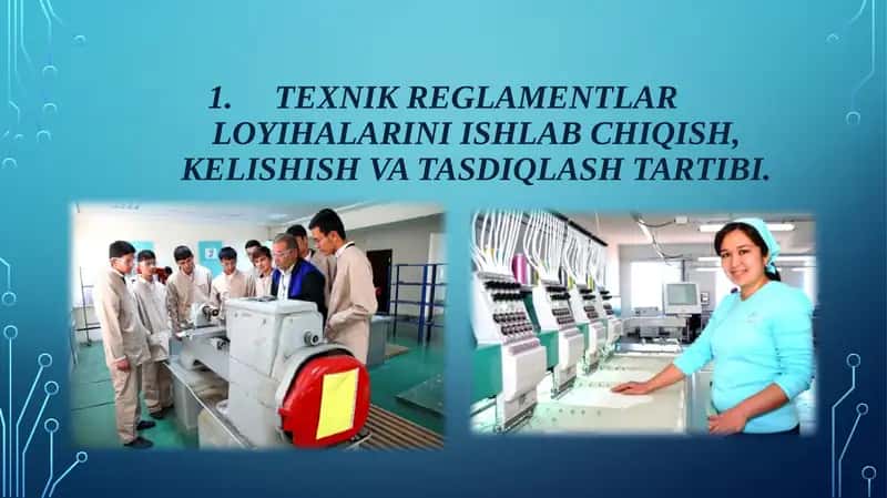 Texnik Reglamentlar 1