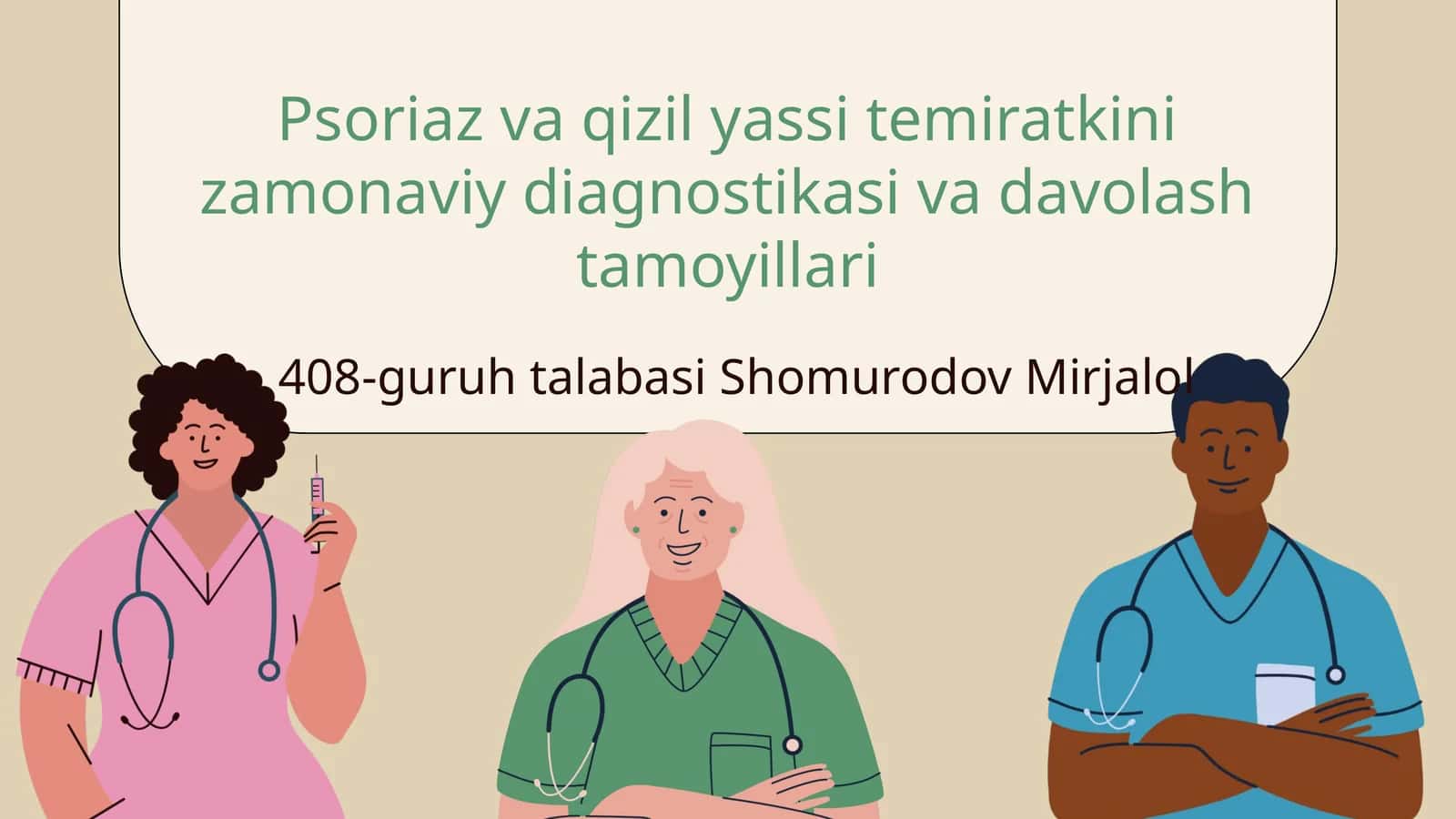 Psoriaz va qizil yassi temiratkini zamonaviy diagnostikasi va davolash tamoyillari 1