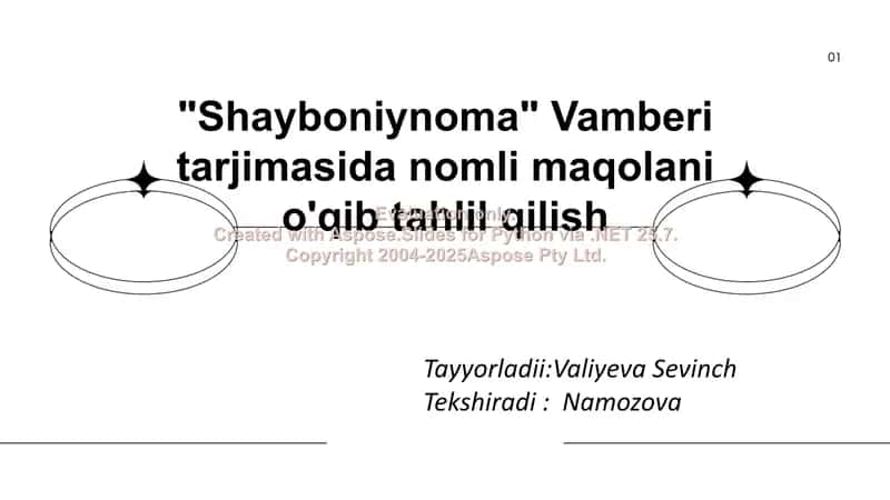 Mustaqil ta'lim-1 O'zbek adabiyoti 1