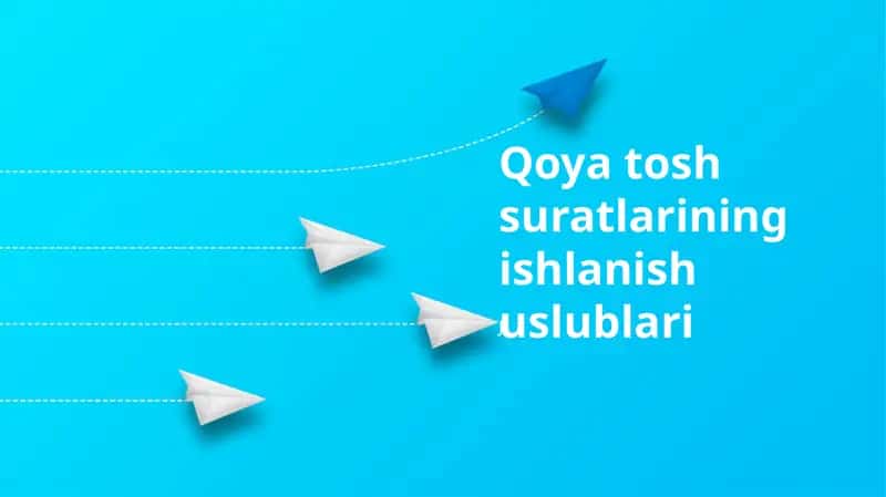 Qoya tosh suratlarining ishlanish uslublari 1